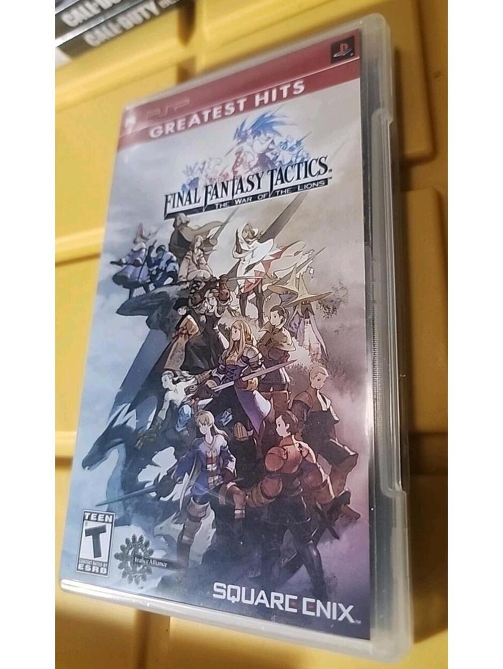 Final Fantasy Tactics: The War of the Lions Sony PSP 2007 Greatest Hits CIB